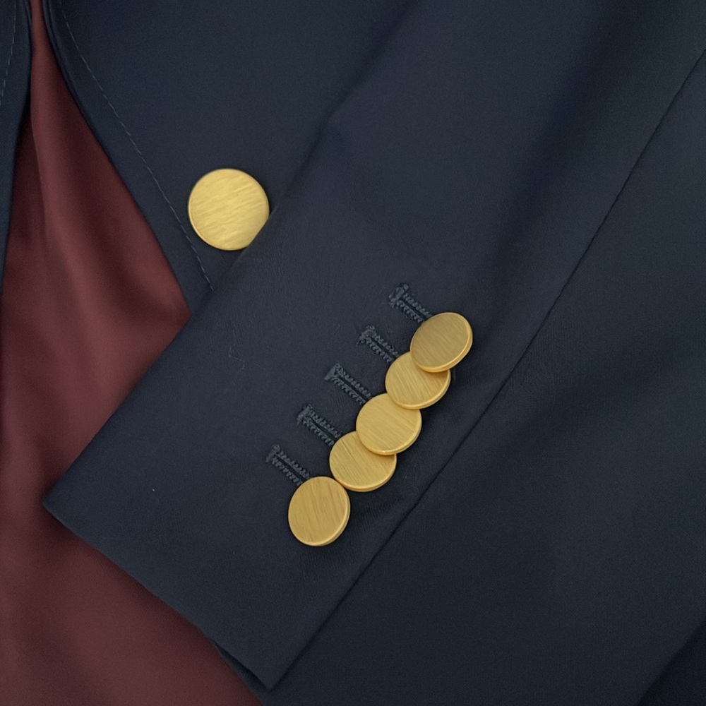 Vintage Navy Blue Gucci Blazer - Picture 8 of 10